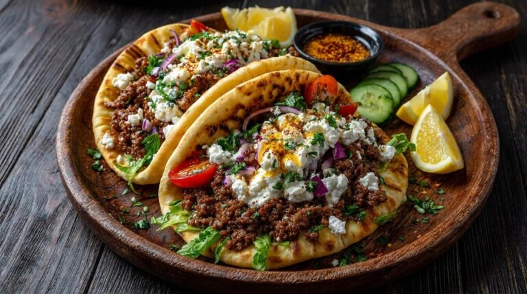 Mediterranean Ground Beef Pita Wraps Juicy, Spiced, & Perfectly Wrapped