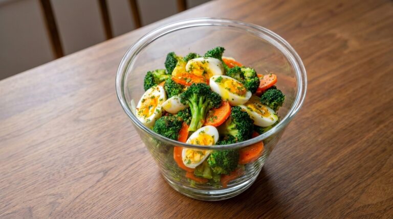 Broccoli Carrot Egg Bowl – Simple, Fresh & Naturally Satisfying