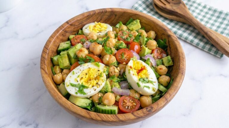 Chickpea Avocado Egg Salad – Creamy, Protein-Packed & Surprisingly Satisfying