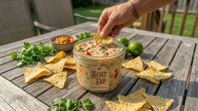Boat Dip (Rotel Ranch Dip) – Creamy, Zesty & Party-Perfect