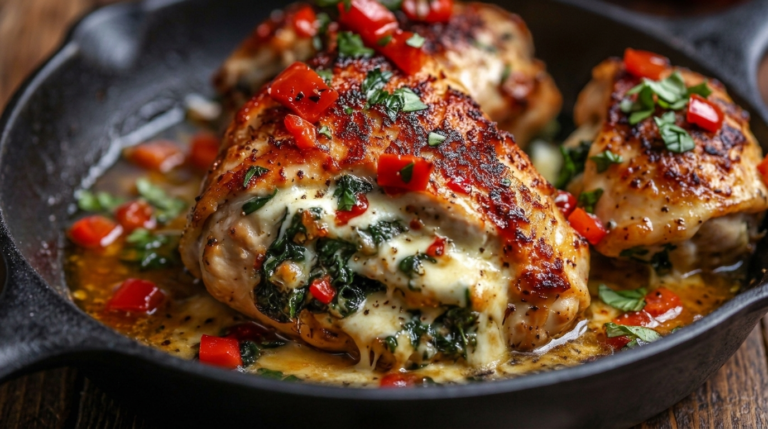 Tuscan Stuffed Chicken Breast (Creamy, Juicy & Restaurant-Quality)